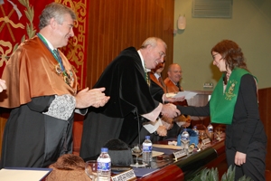 Entrega de diplomas en la EUIT Forestal